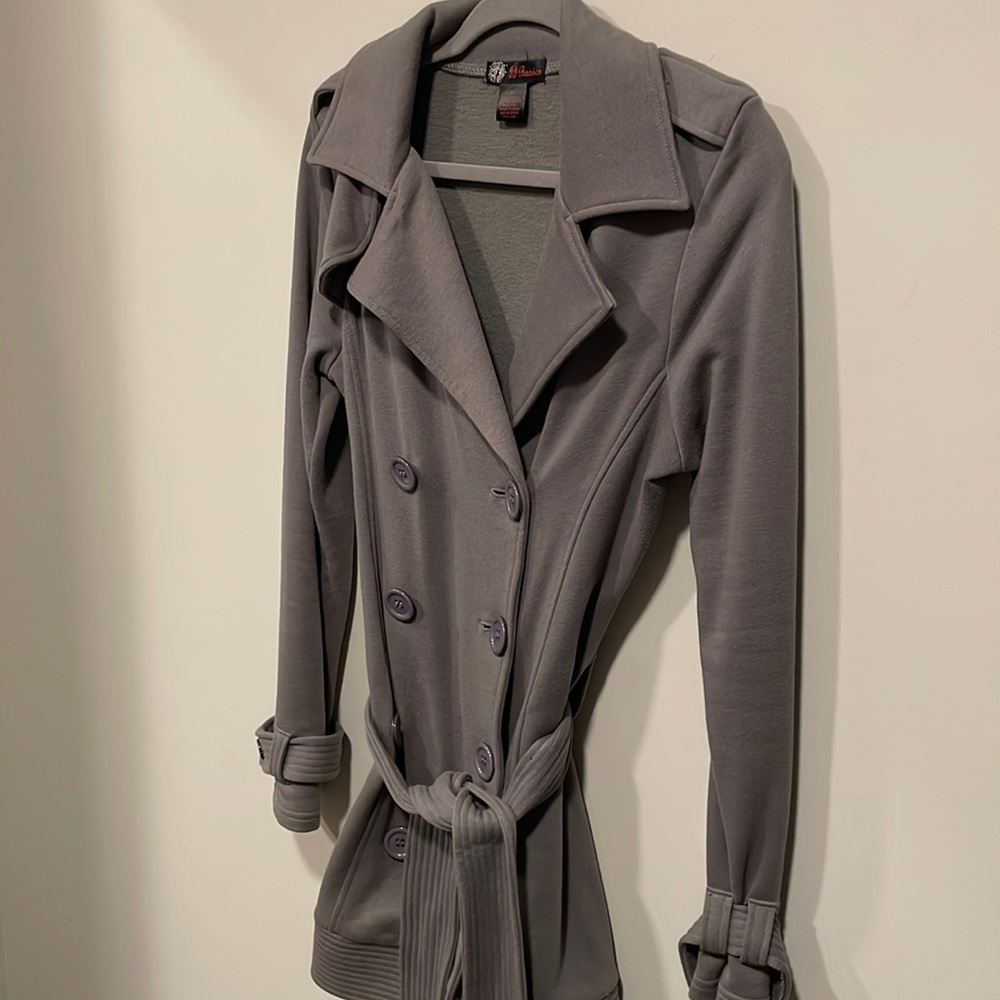 Gray Sweater Jacket - image 1